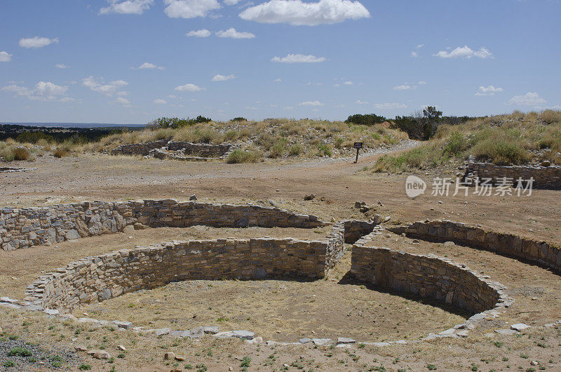 Salinas Pueblo mission National星期一，Gran Quivira遗址